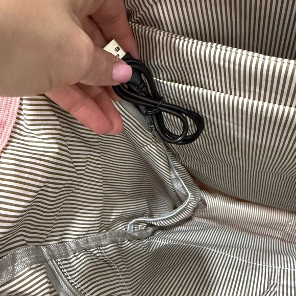Loveyook Travel Backpack Gray & Blush Pink USB Charging Port Multi Pocket main image 4